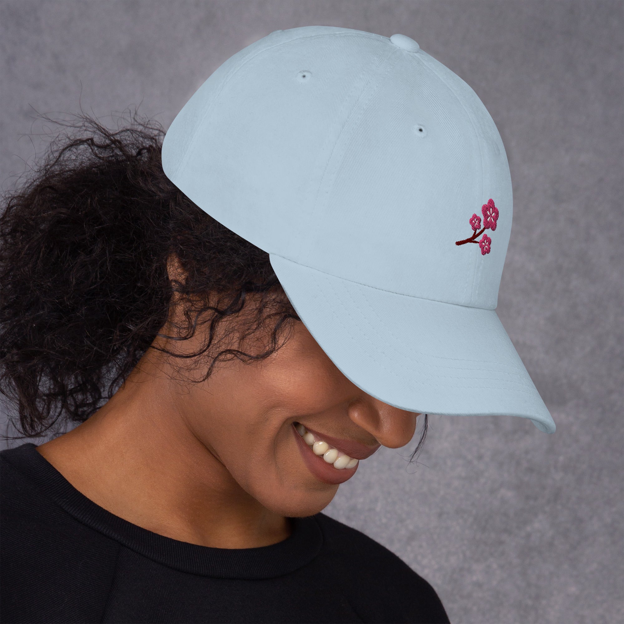 Cap mit Kirschblüte