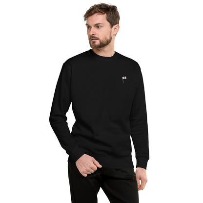 Unisex Premium Sweatshirt mit japanischer Flagge
