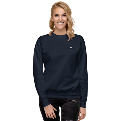 Unisex Premium Sweatshirt mit japanischer Flagge