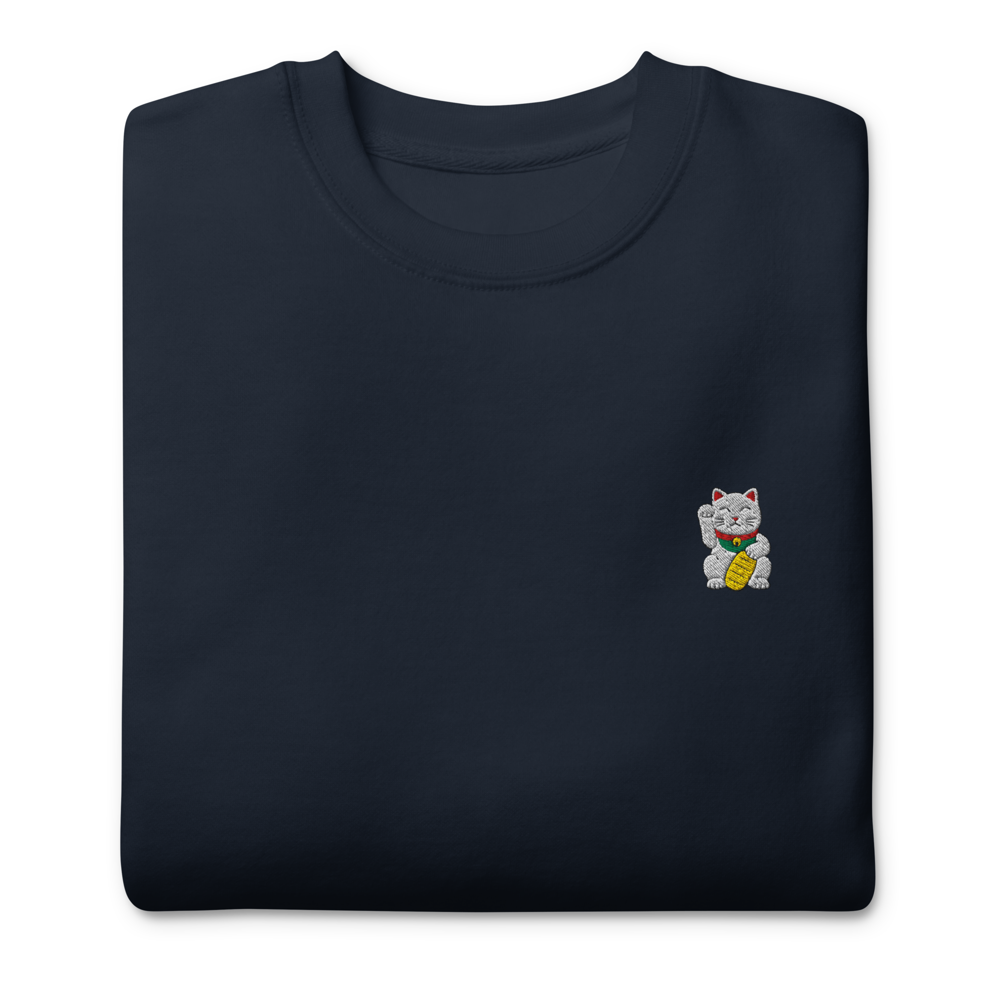 Unisex Glückskatze Premium Sweatshirt