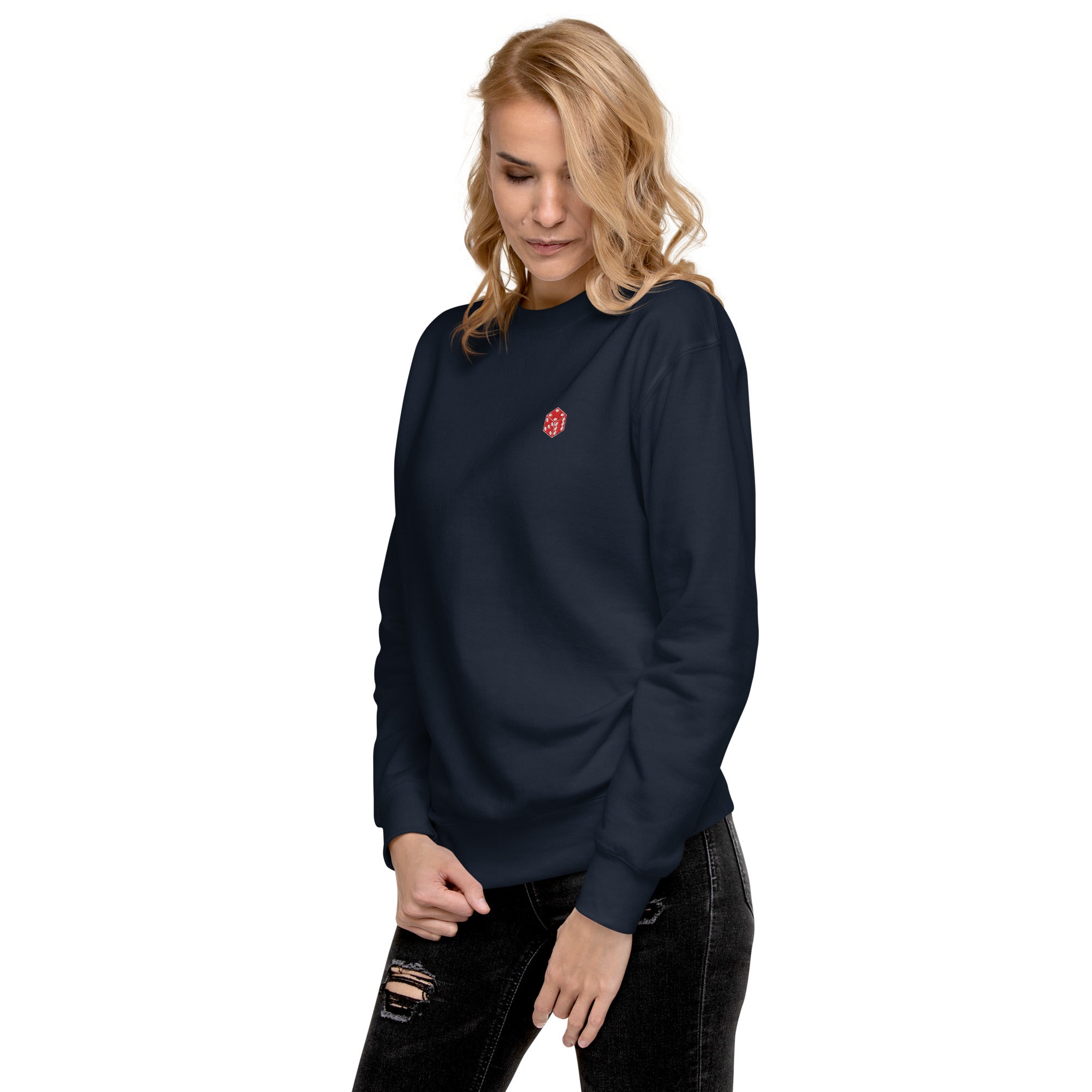 Unisex Würfel Premium Sweatshirt